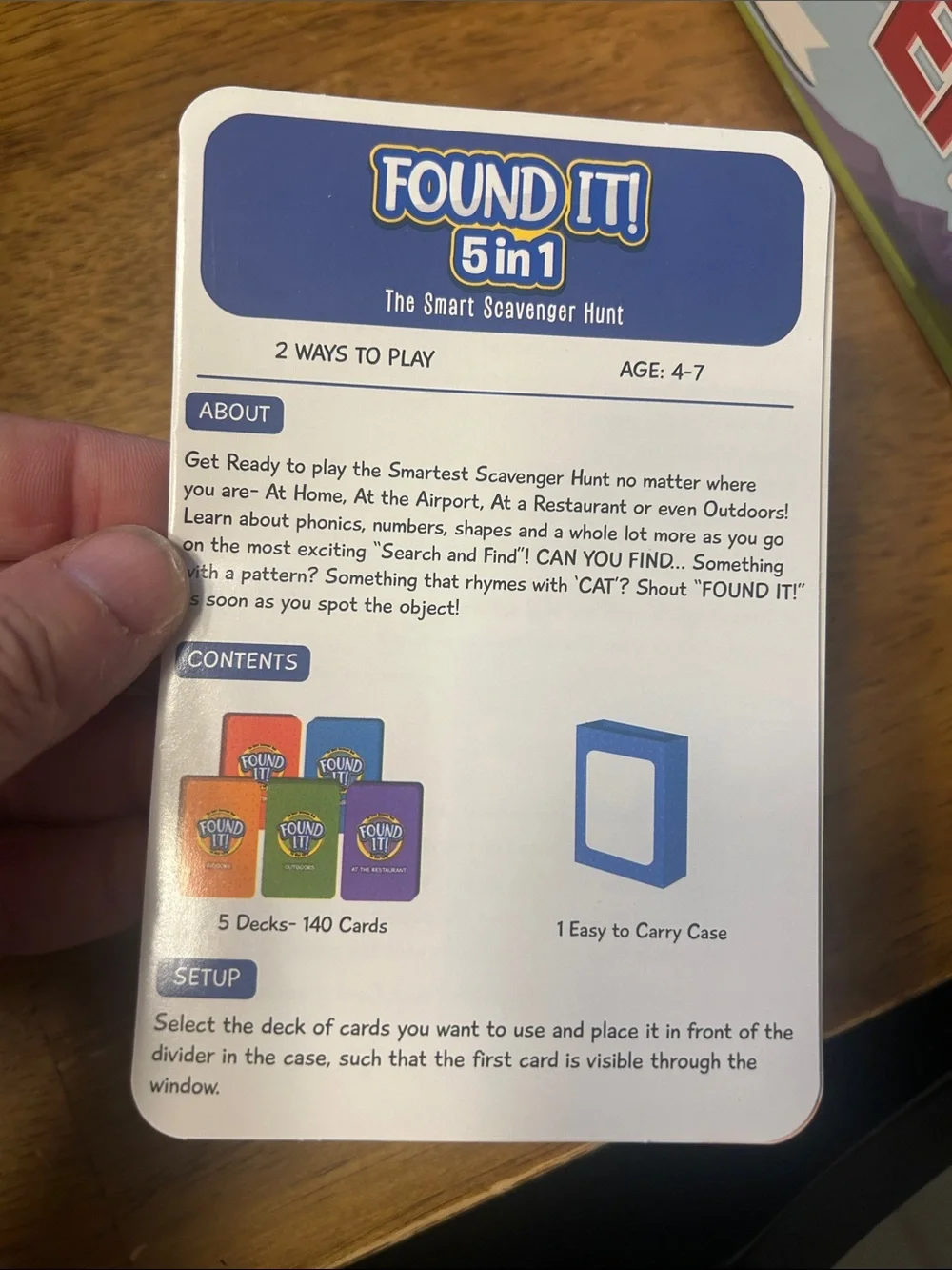 Found It! 5-in-1 Kids Scavenger Hunt Game - Multicolor